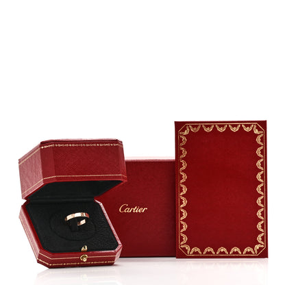 Cartier 18K Pink Gold 3.5mm LOVE Wedding Band Ring 60 9.25 5 of 5
