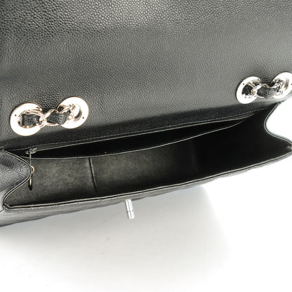 Chanel Caviar Jumbo Single Flap Black 5 of 7