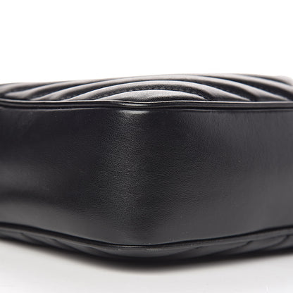 Saint Laurent Calfskin Matelasse Monogram Lou Camera Bag Black 7 of 9