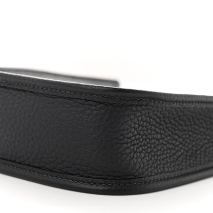 Hermes Taurillon Clemence Zigzag Evelyne TPM Caban Black Bleu Zellige Indigo 10 of 11