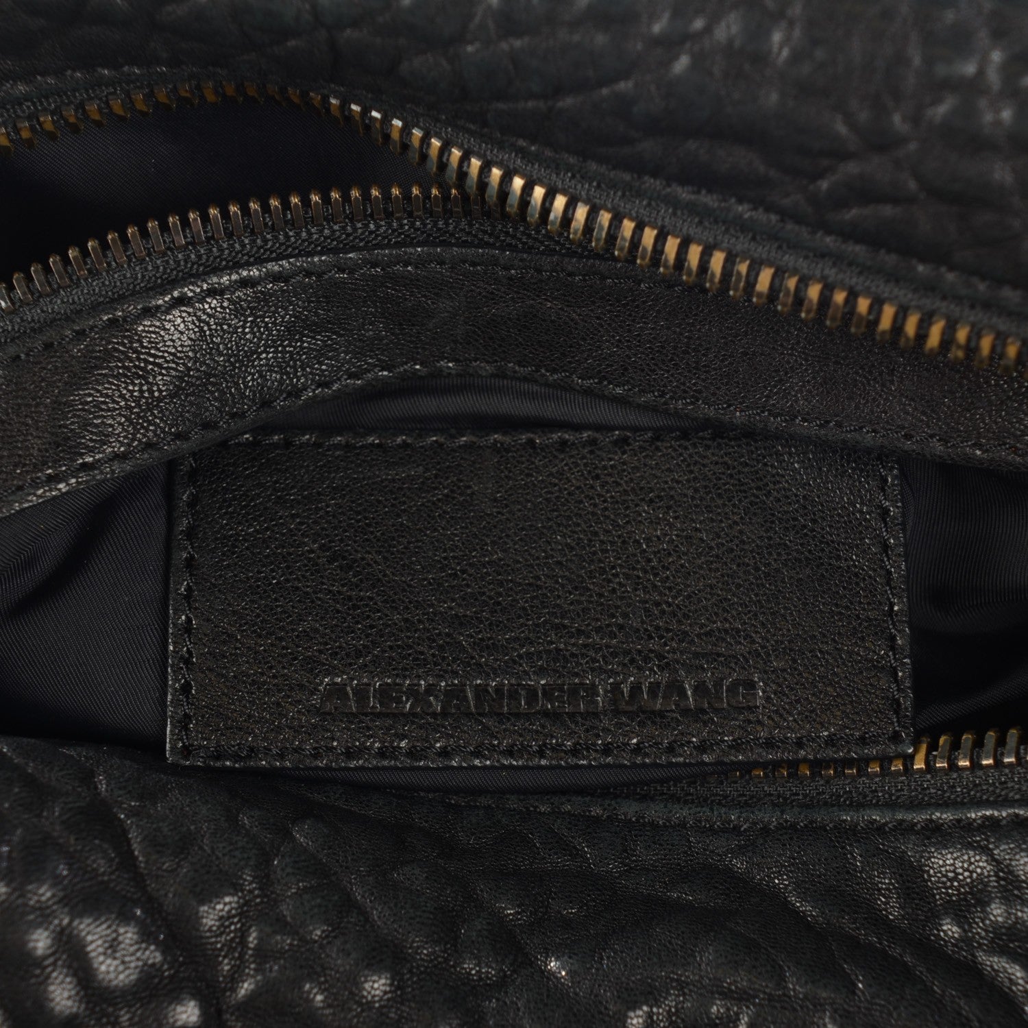 Alexander Wang Pebbled Lambskin Rocco Black Matte Black Hardware 10 of 13