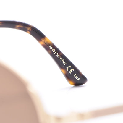 Gucci Web Round Sunglasses GG0206SK Gold 5 of 7