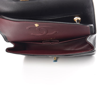 Chanel Caviar Quilted Medium Double Flap Black 6 of 10