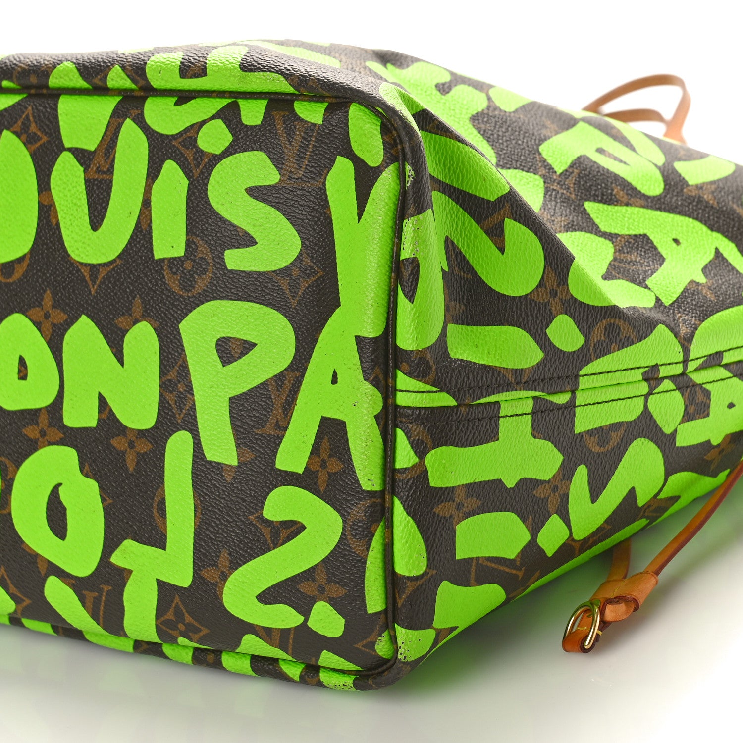 Louis Vuitton Monogram Graffiti Neverfull GM Green 9 of 12