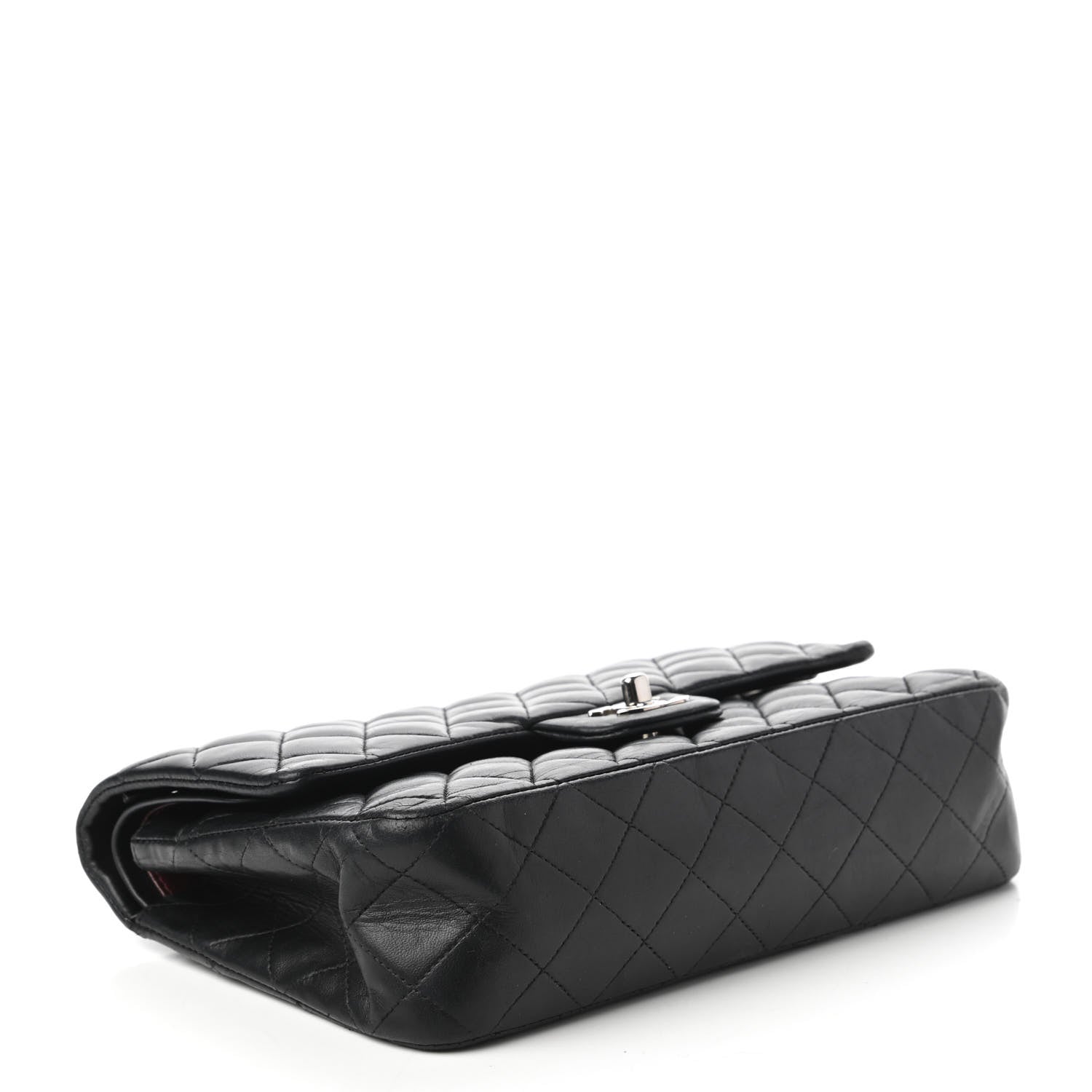 Chanel Lambskin Quilted Medium Double Flap Black 4 of 10