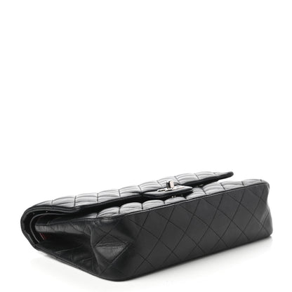 Chanel Lambskin Quilted Medium Double Flap Black 4 of 10