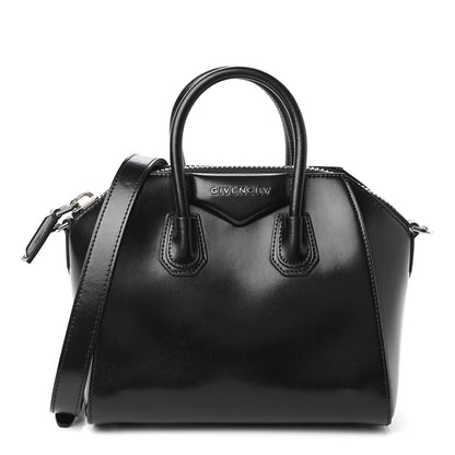 Givenchy Shiny Lord Calfskin Mini Antigona Black 1 of 10