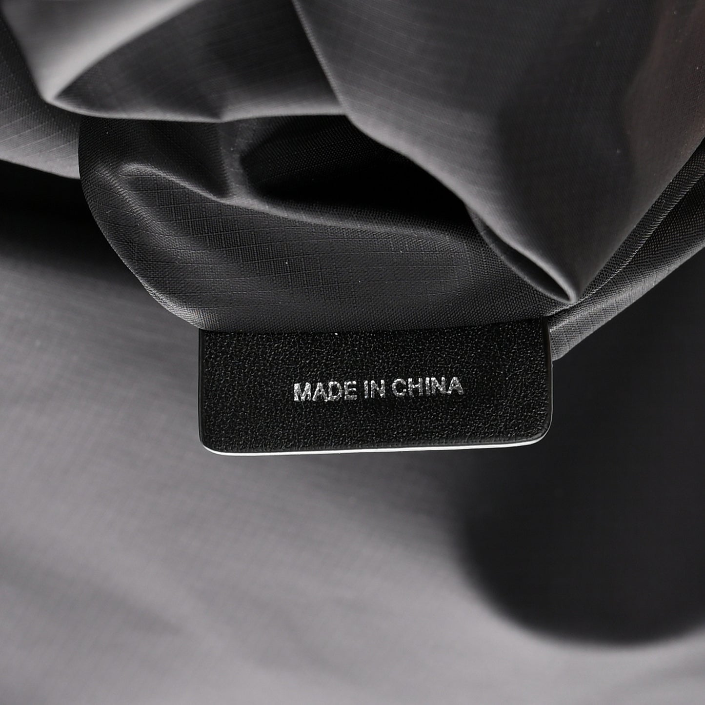 Nylon Logo Tote Bag Grey