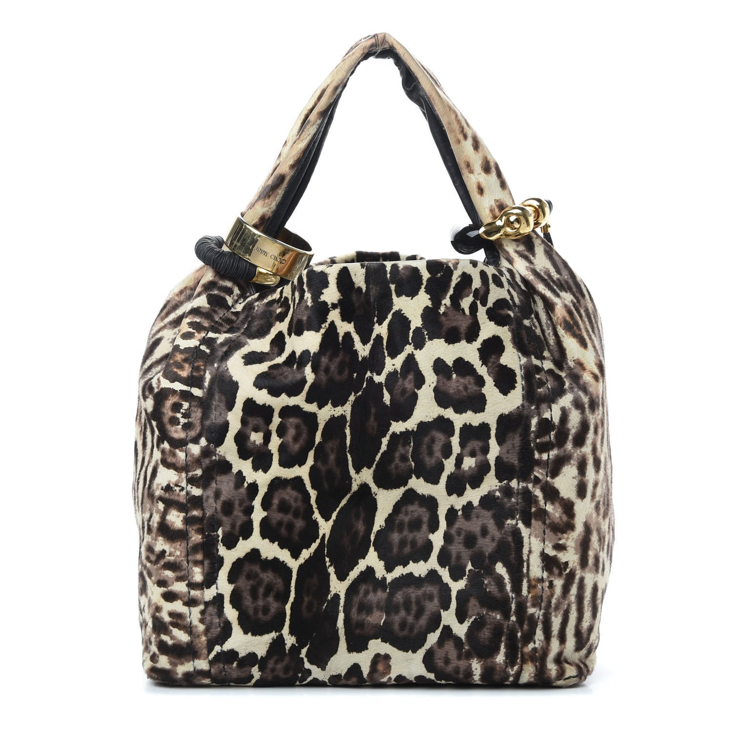 Pony Hair Printed Leopard Saba Hobo