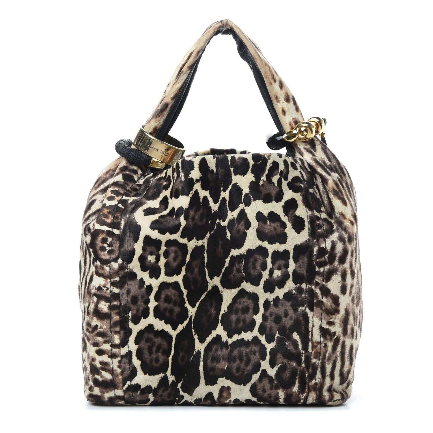 Jimmy Choo Pony Hair Printed Leopard Saba Hobo 1 of 13