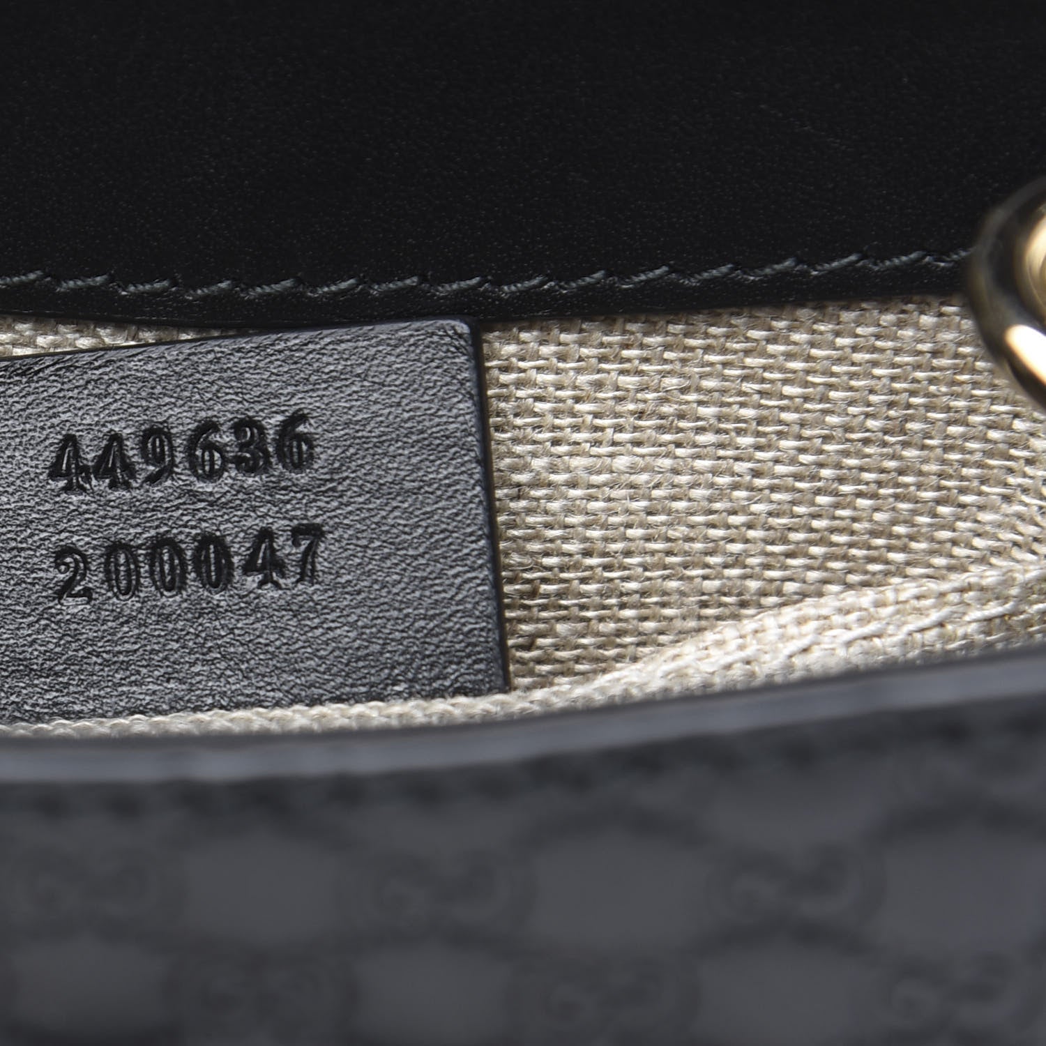 Gucci Microguccissima Mini Emily Shoulder Bag Black 6 of 11