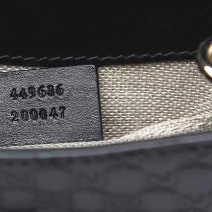 Gucci Microguccissima Mini Emily Shoulder Bag Black 6 of 11