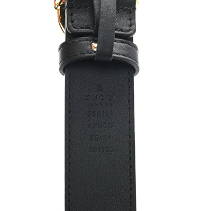 Gucci Calfskin Zumi 30mm Belt 85 34 Black 3 of 5