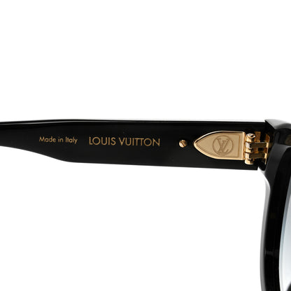 Louis Vuitton Acetate My Monogram Square Sunglasses Z1526E Black 6 of 7