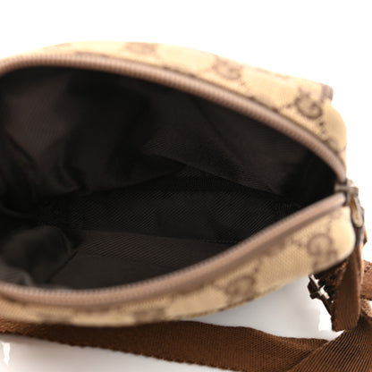 Gucci Monogram GG Flight Crossbody Bag Dark Brown 5 of 10