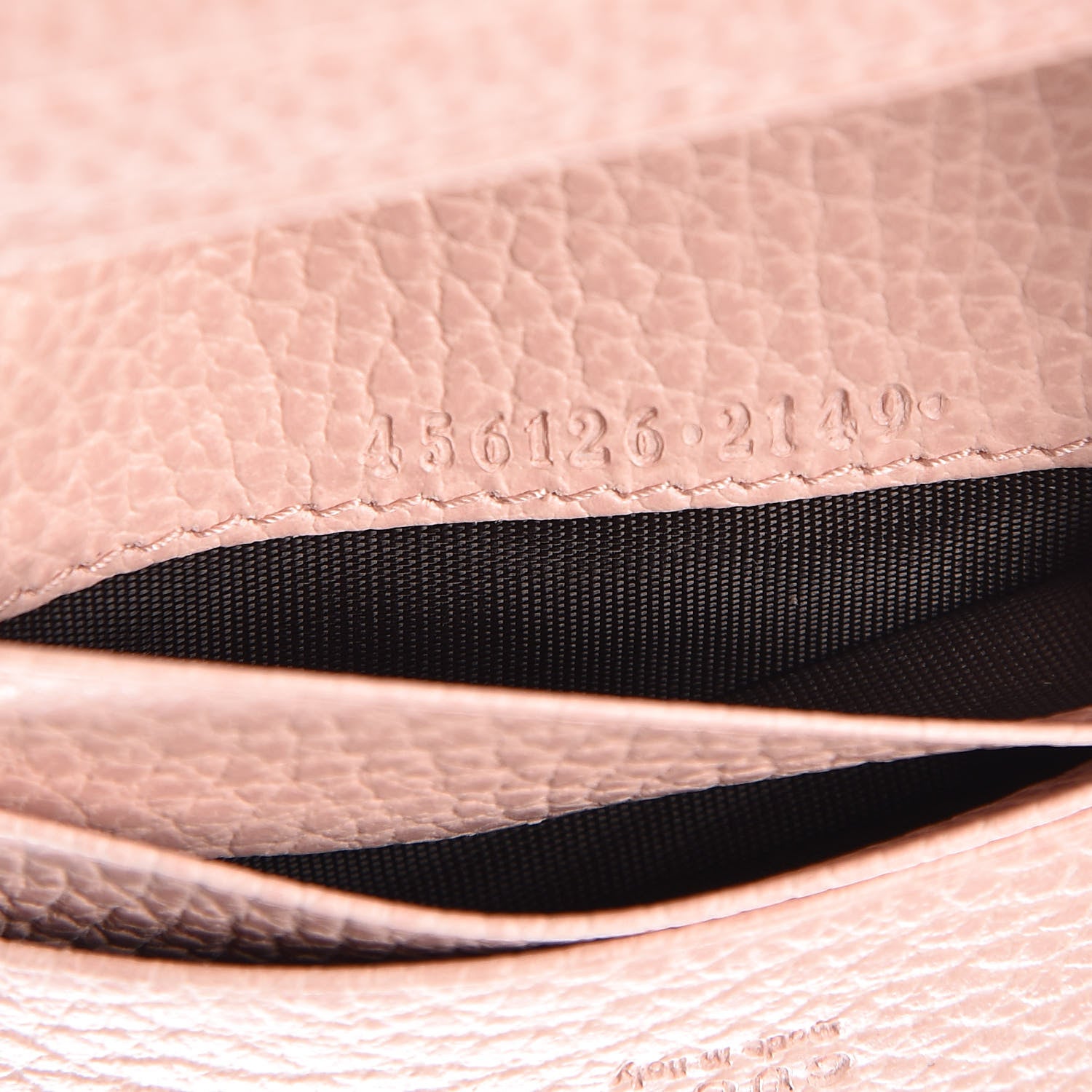 Gucci Dollar Calfskin GG Marmont Card Case Perfect Pink 7 of 8