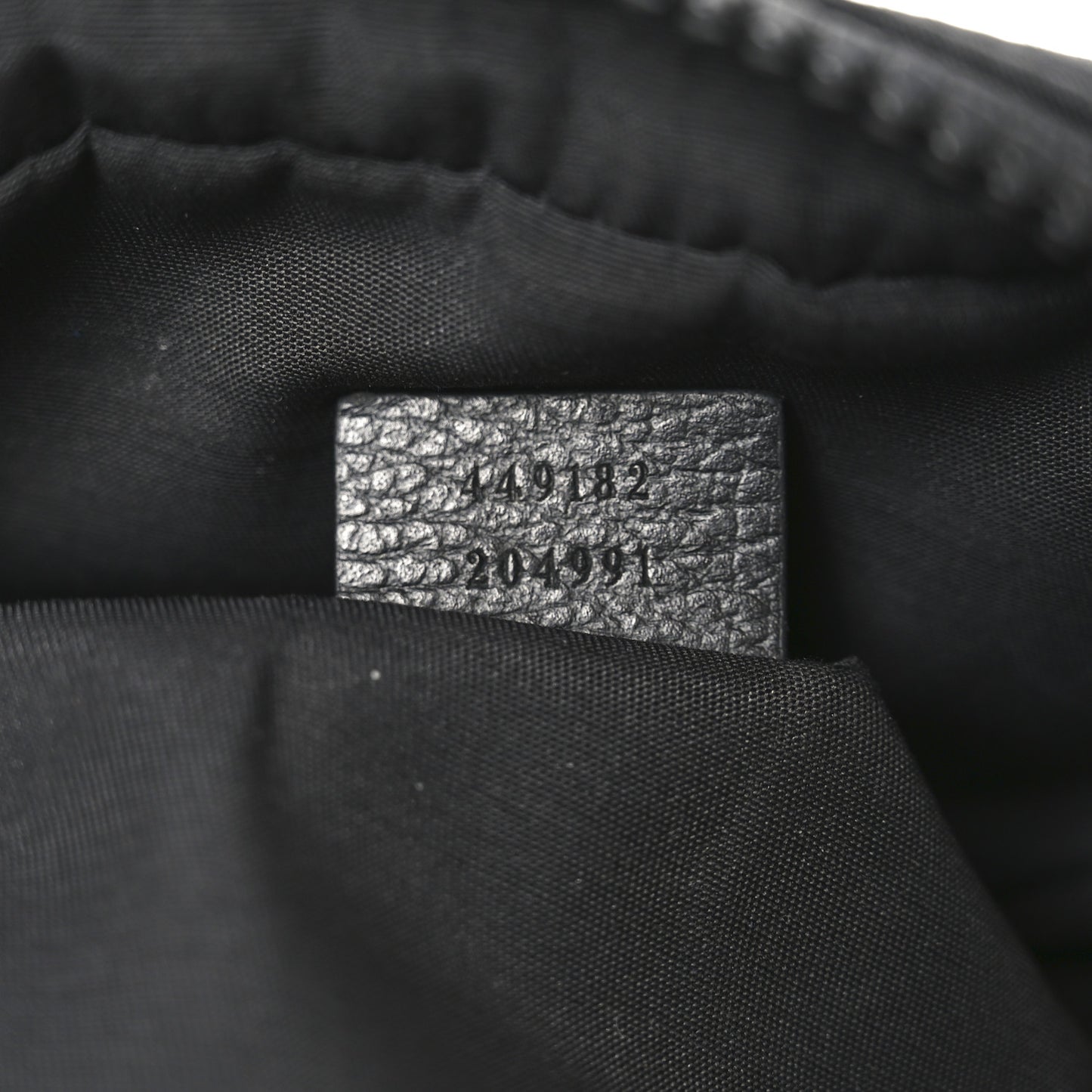 Nylon Monogram Fanny Pack Belt Bag Black