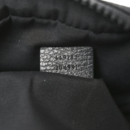 Gucci Nylon Monogram Fanny Pack Belt Bag Black 6 of 9