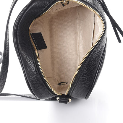 Gucci Pebbled Calfskin Small Soho Disco Bag Black 5 of 7