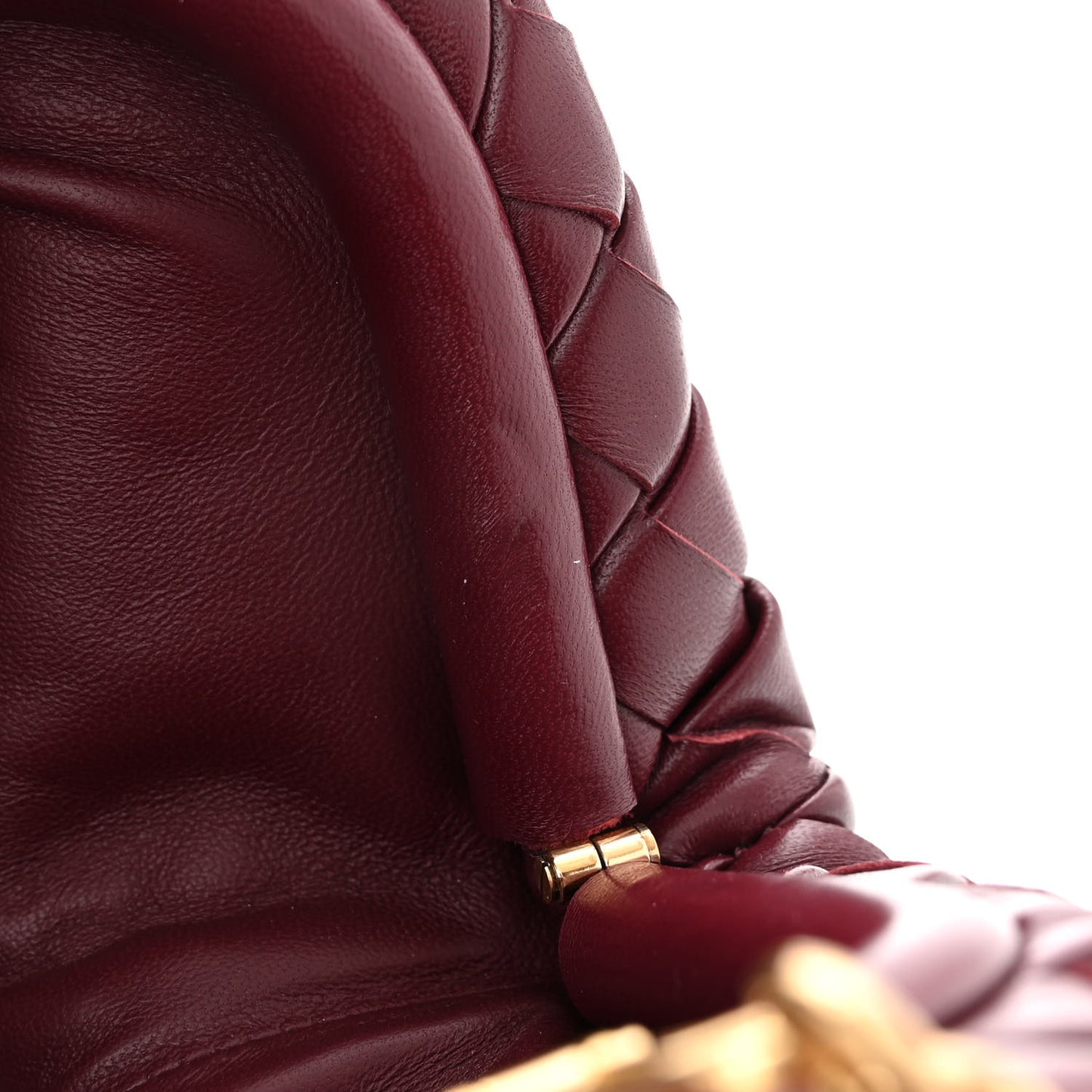 Nappa Intrecciato Teen The Lauren 1980 Clutch With Chain Barolo