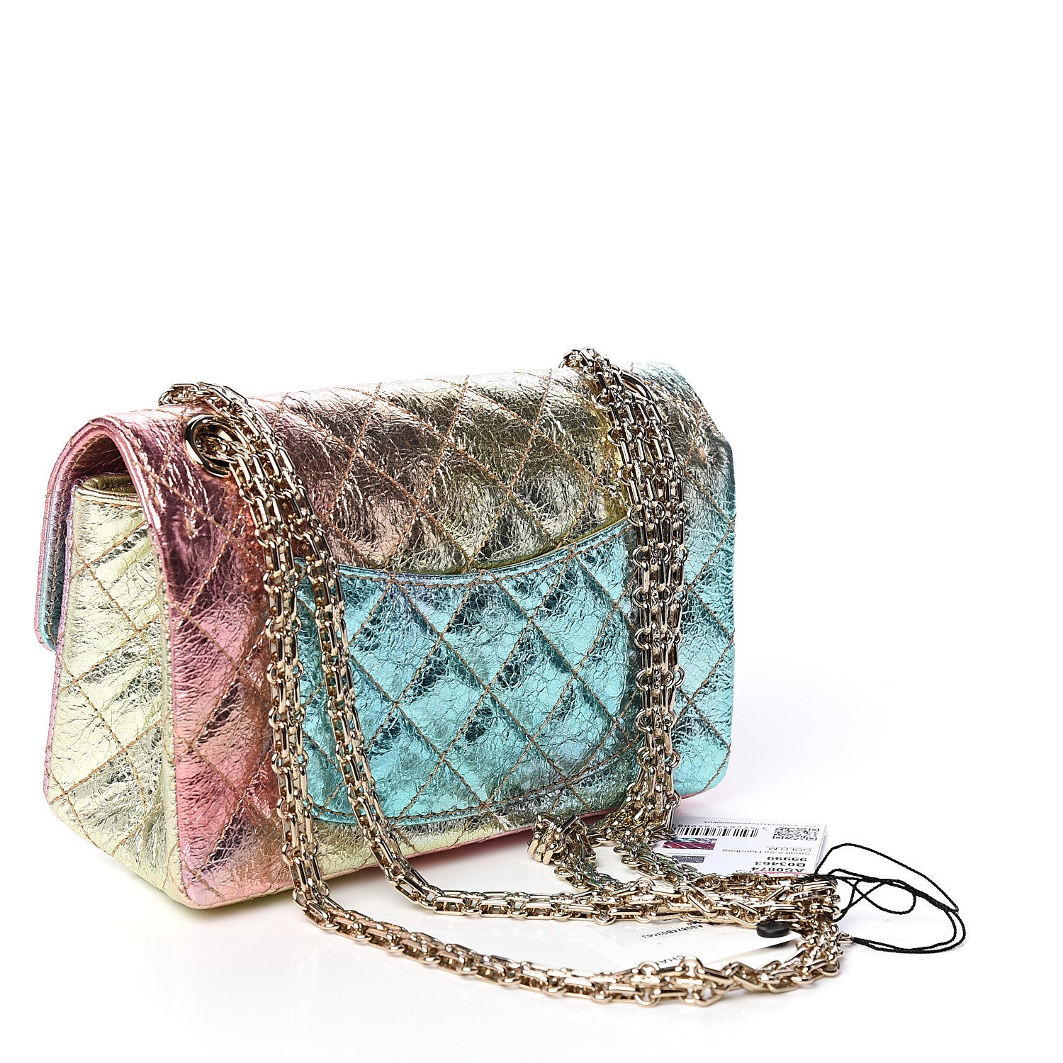 Chanel Metallic Goatskin Quilted Mini 2.55 Reissue Flap Multicolor 2 of 10