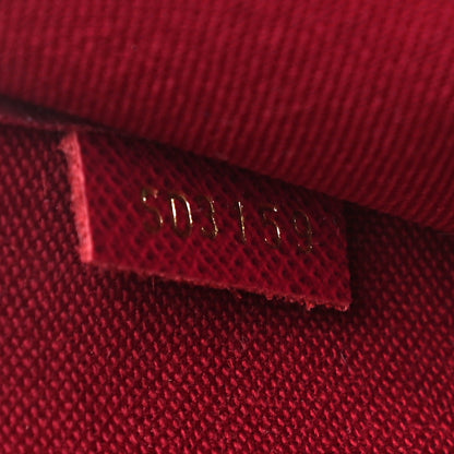 Louis Vuitton Monogram Pochette Felicie Chain Wallet Fuchsia 7 of 8