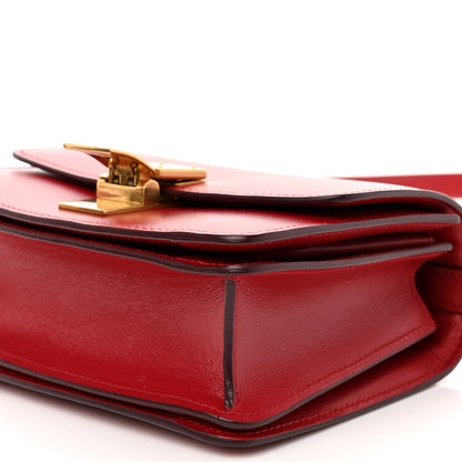 Celine Box Calfskin Small Classic Box Flap Bag Red 9 of 9