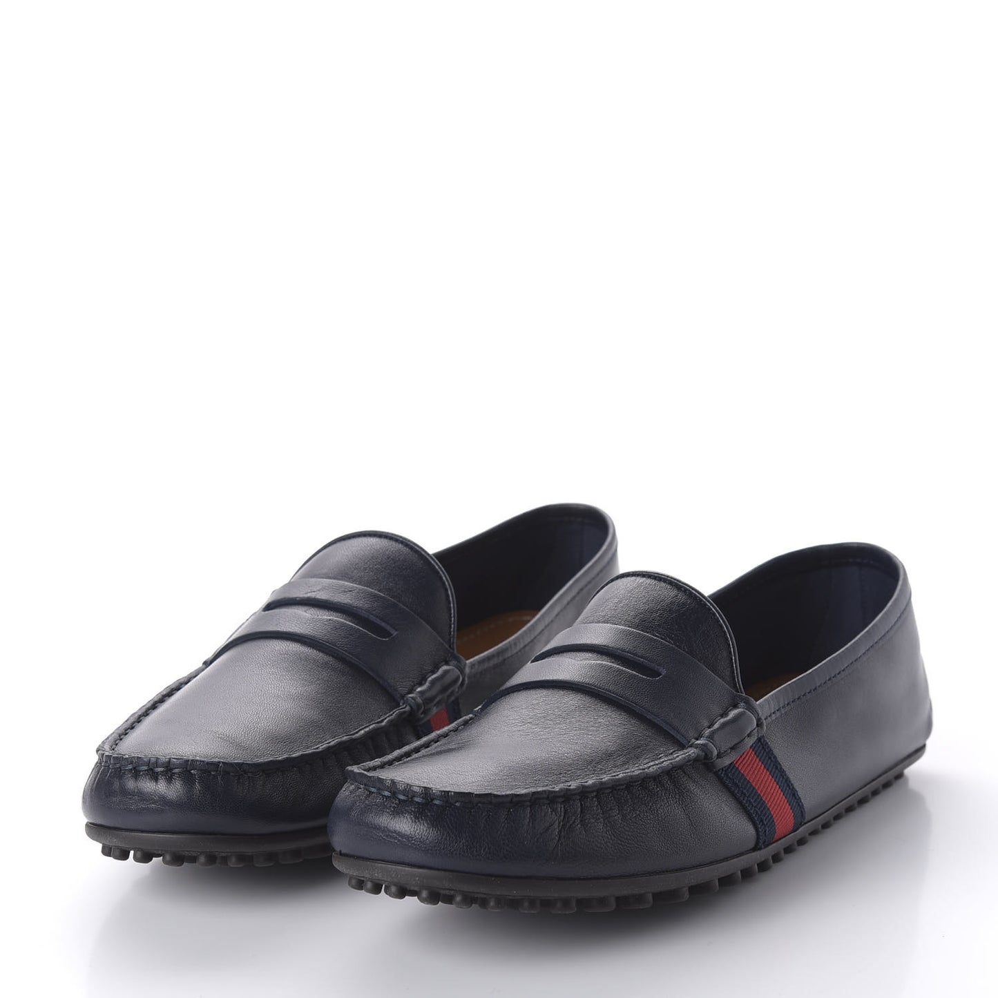 Nappa Web Mens Kanye Driver Loafers 7.5 Blue