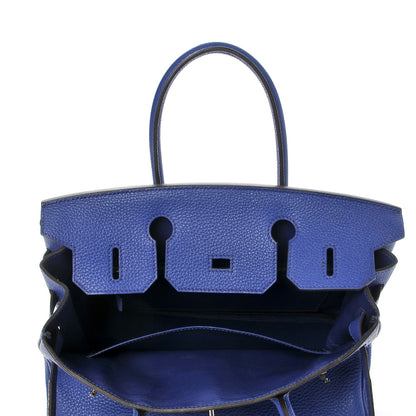 Hermes Togo Birkin 30 Bleu Electrique 16 of 87