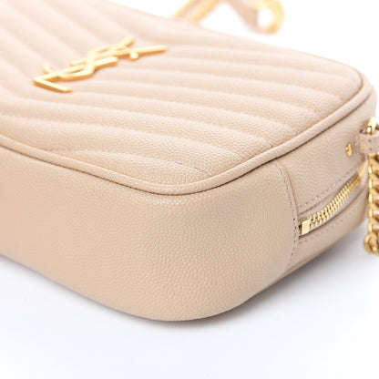Saint Laurent Grain De Poudre Matelasse Monogram Mini Lou Camera Bag New Powder 9 of 11