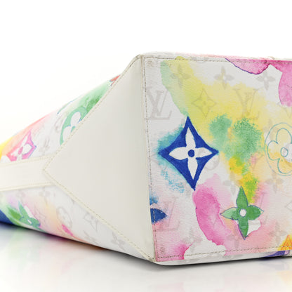 Louis Vuitton Monogram Watercolor New Tote GM Multicolor 7 of 9