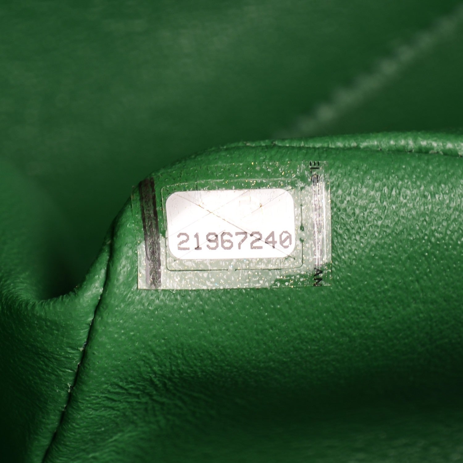 Chanel Caviar Quilted Jumbo Double Flap Green 8 of 8