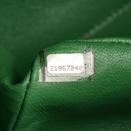 Chanel Caviar Quilted Jumbo Double Flap Green 8 of 8