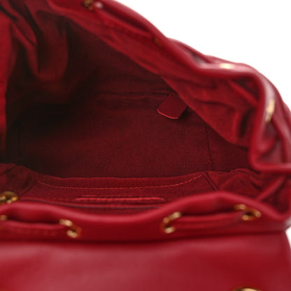 Chanel Calfskin Quilted Mini Urban Spirit Backpack Red 5 of 10