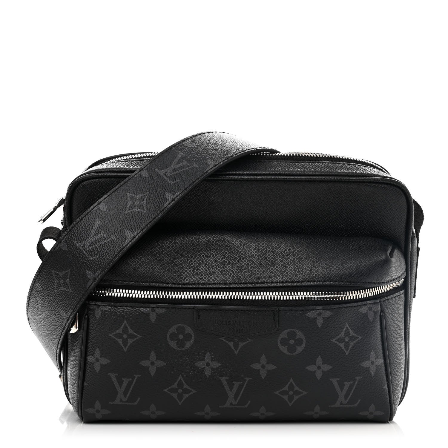 Louis Vuitton Taiga Monogram Eclipse Outdoor Messenger Black 1 of 11