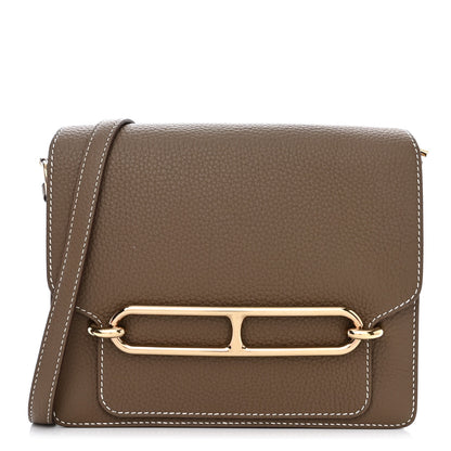 Hermes Taurillon Clemence Sac Roulis 23 Etoupe 1 of 13