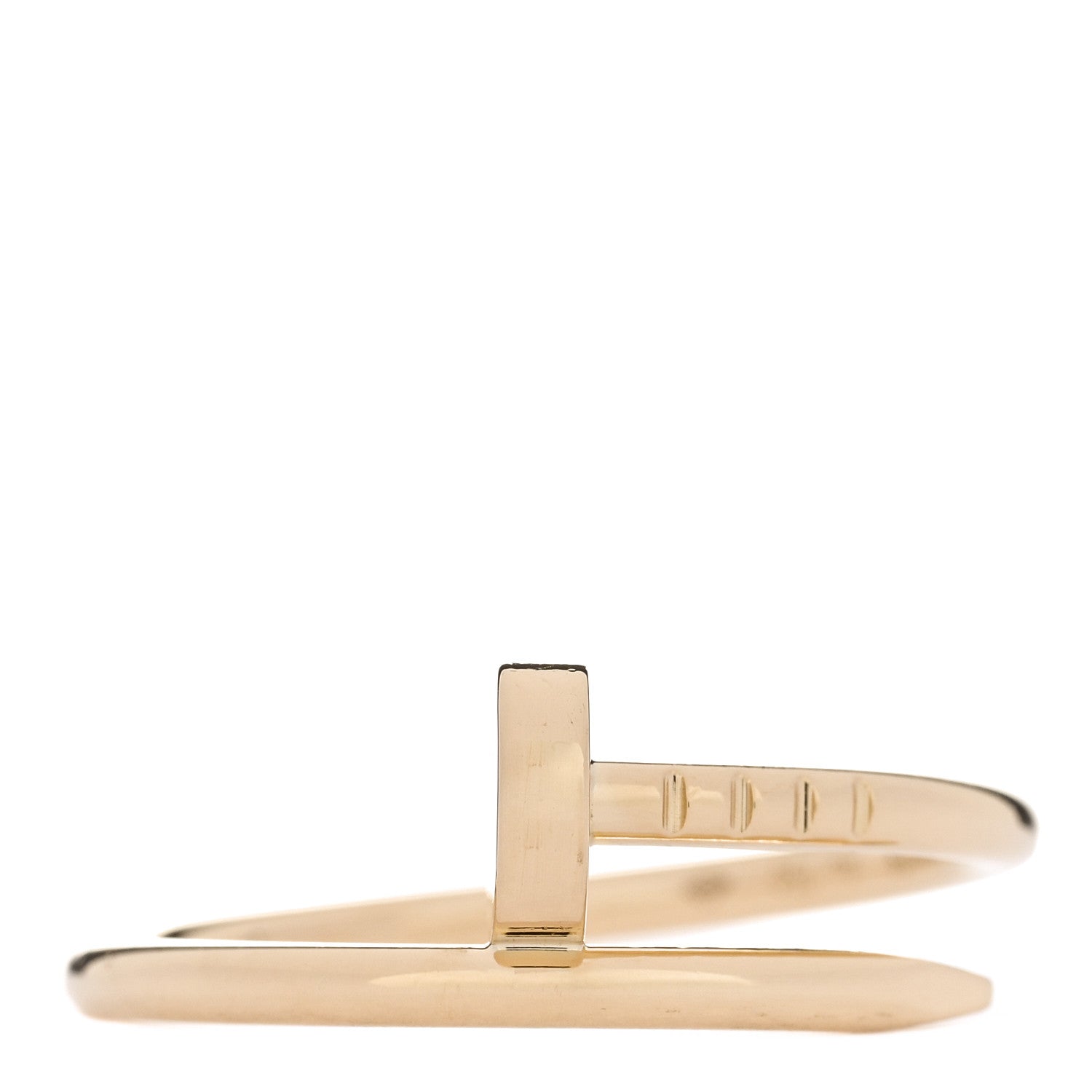 Cartier 18K Yellow Gold Small Juste Un Clou Ring 53 6.5 1 of 5
