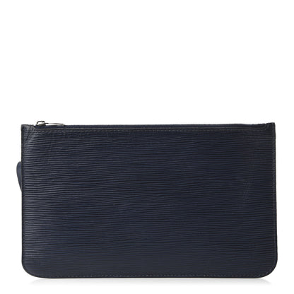 Louis Vuitton Epi Neverfull Pochette MM GM Indigo 1 of 9