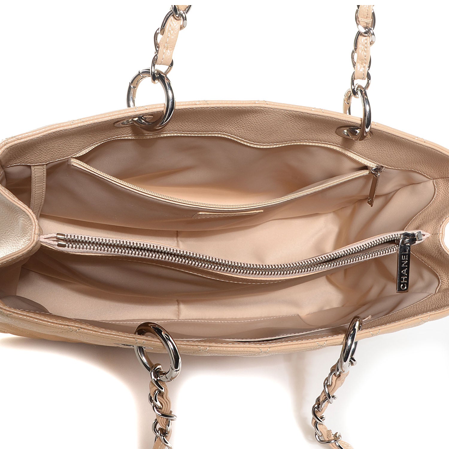 Chanel Caviar Grand Shopping Tote GST Beige Clair 5 of 8