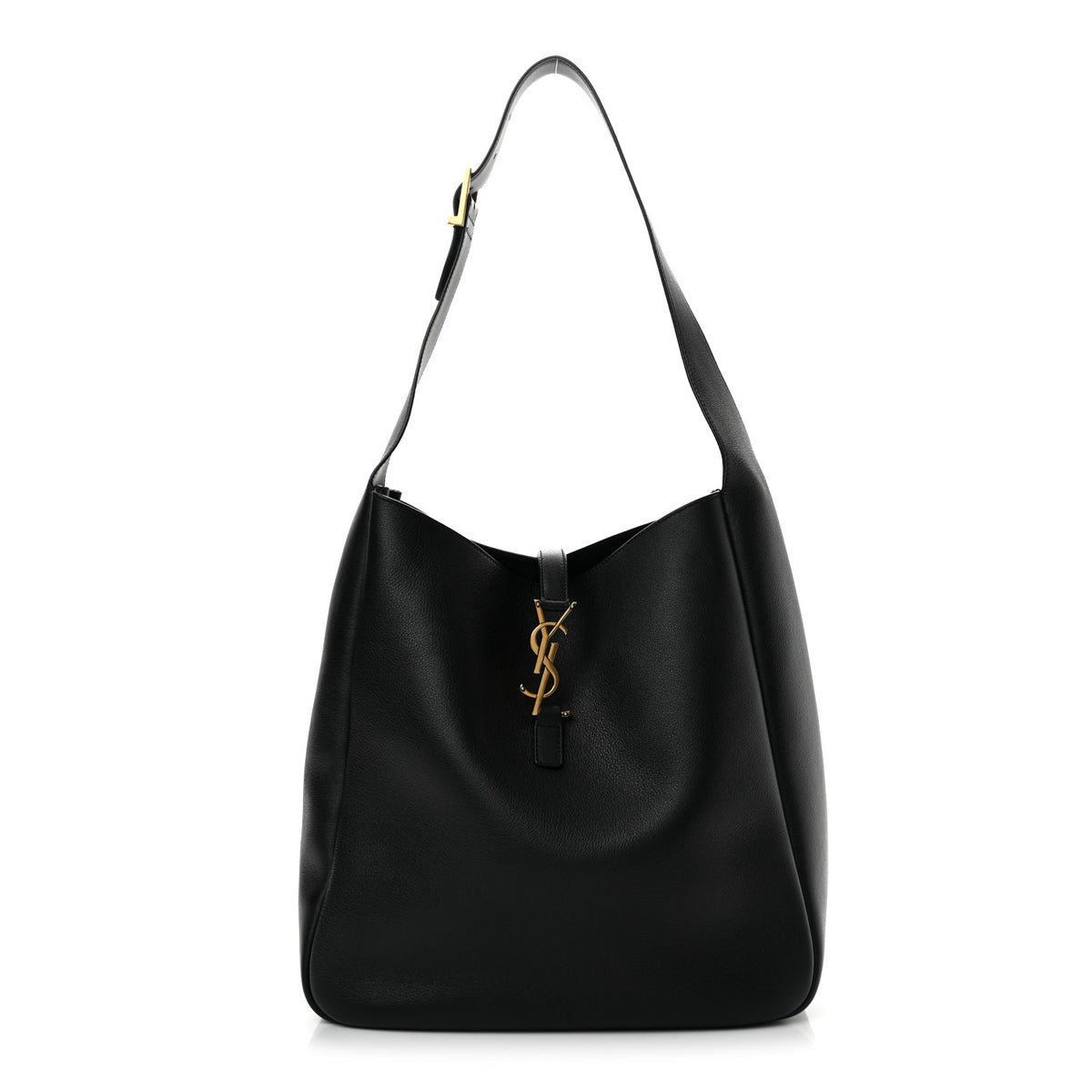 Smooth Calfskin Large Le 5 A 7 Soft Hobo Black