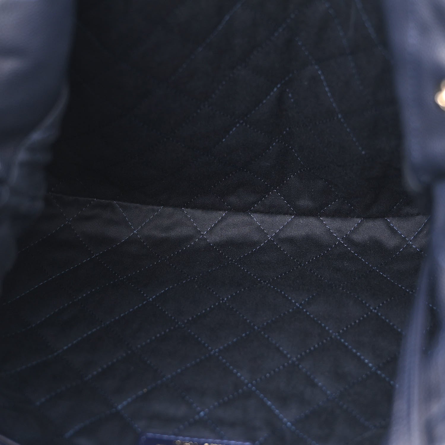 Chanel Shiny Caviar Quilted Small Chanel 22 Dark Blue 6 of 11