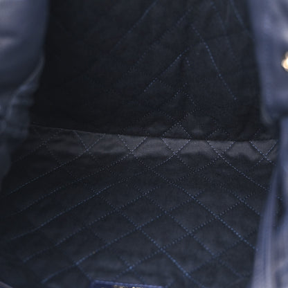 Chanel Shiny Caviar Quilted Small Chanel 22 Dark Blue 6 of 11