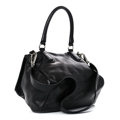 Givenchy Pebbled Calfskin Medium Pyramid Stud Pandora Dark Brown 3 of 15