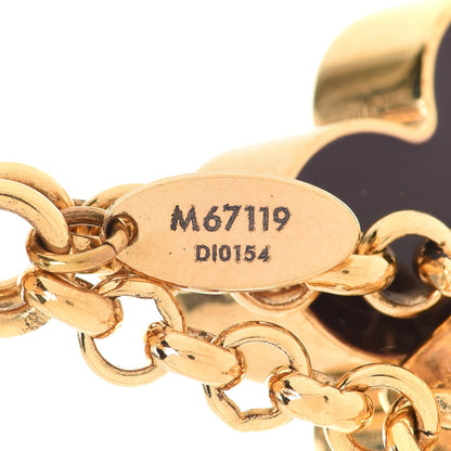 Louis Vuitton Fleur De Monogram Bag Charm Dore 4 of 6