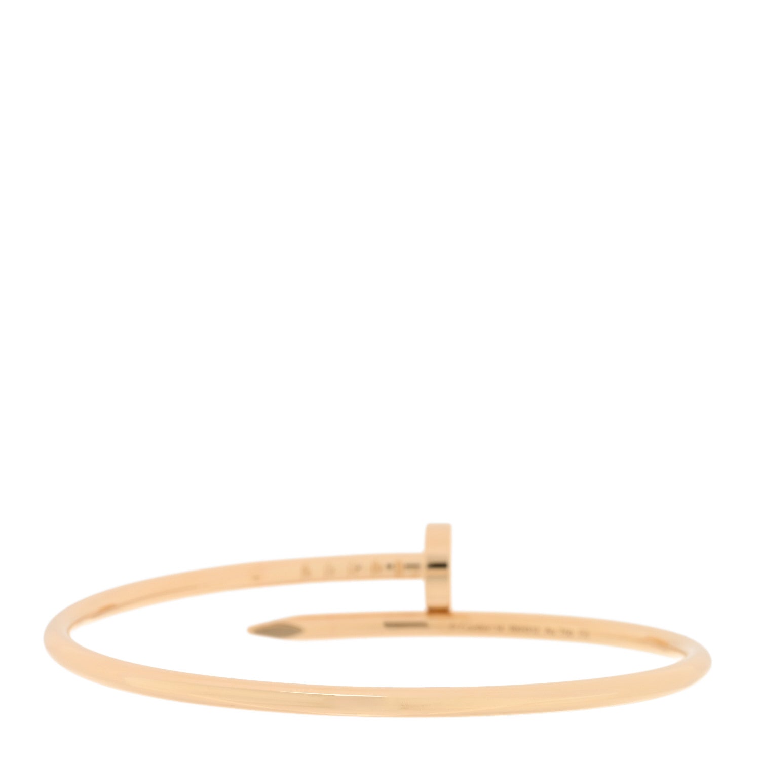 Cartier 18K Yellow Gold Small Juste Un Clou Bracelet 14 2 of 4