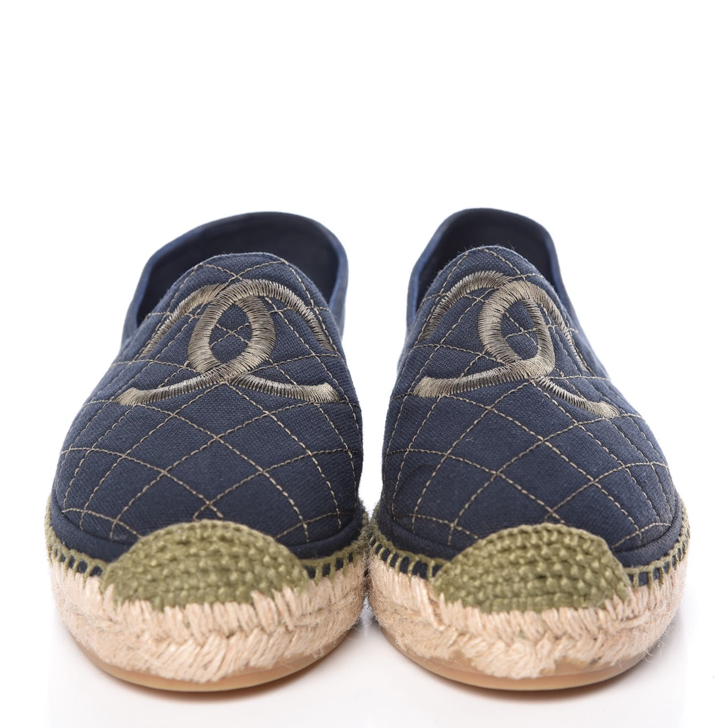 Fabric Biarritz CC Espadrilles 40 Blue Green