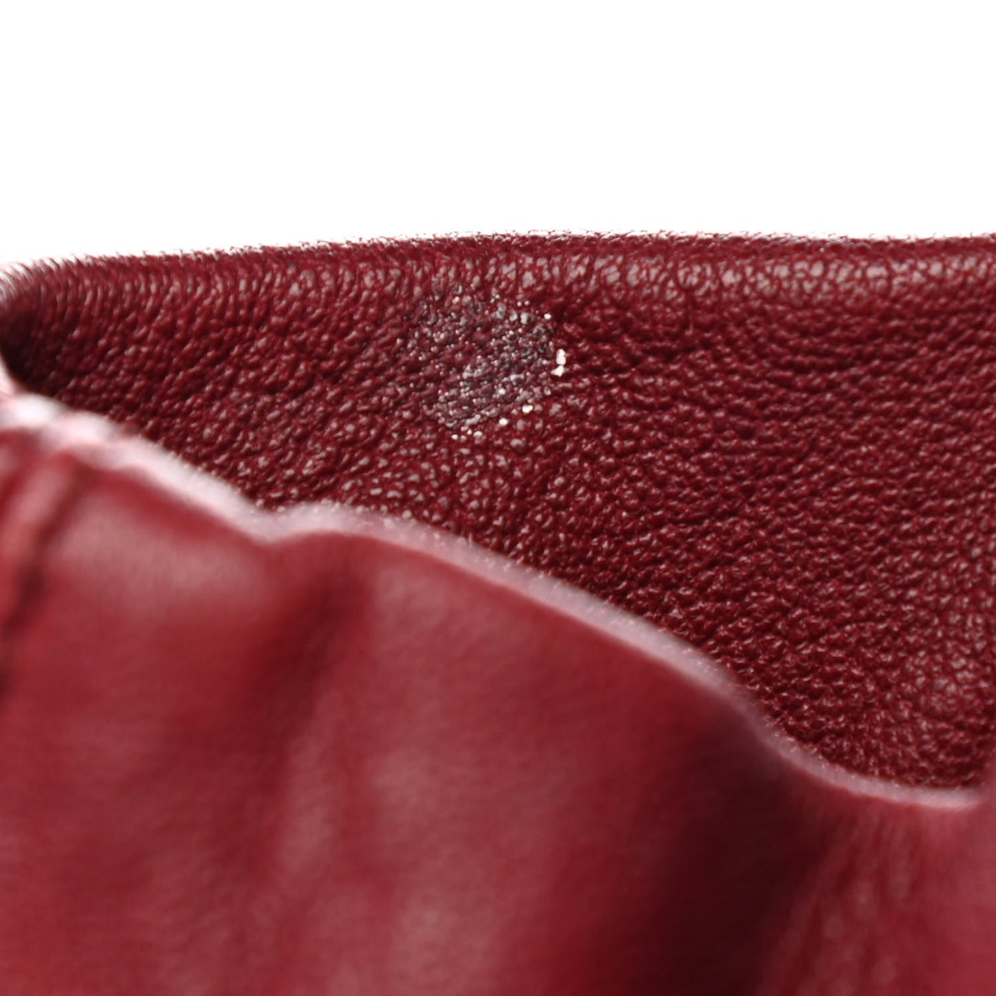 Calfskin Cinch Cord Shoulder Bag Red
