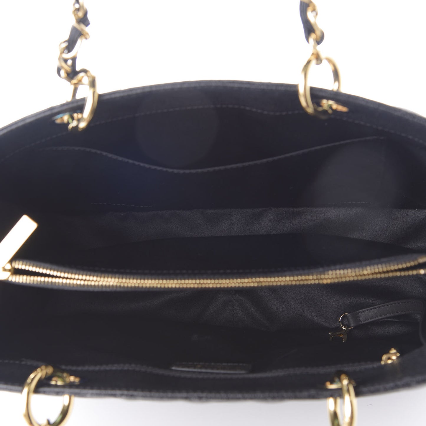 Caviar Quilted Grand Shopping Tote GST Black