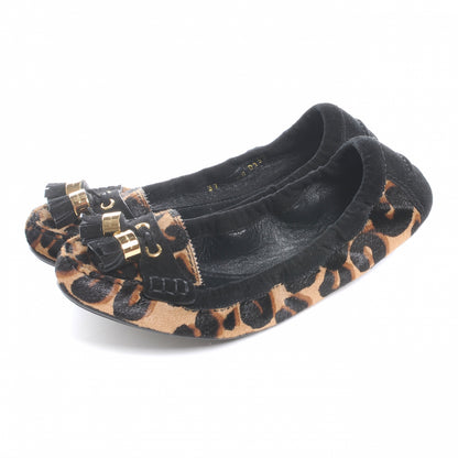 Louis Vuitton Leopard Pony Hair Ballerina Flats 37 5 of 8
