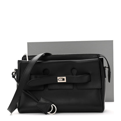 Balenciaga Smooth Calfskin Mens Small Bel Air Messenger Black 11 of 11